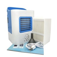 SL&LFJ Portable car small air conditioner Cooling fan creative mini dormitory for desktop air conditioning fan-A - B07DRH2XB1
